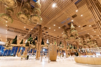 First terminal-in garden of India. First terminal-in garden of India.