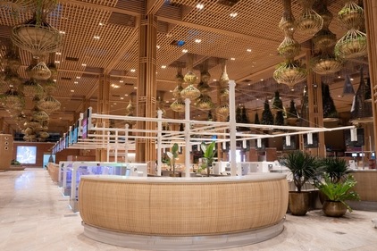 New look of airport terminal 2. New look of airport terminal 2.