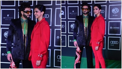 Deepika and Ranveer posed together. (HT photos/Varinder Chawla) Deepika and Ranveer posed together. (HT photos/Varinder Chawla)