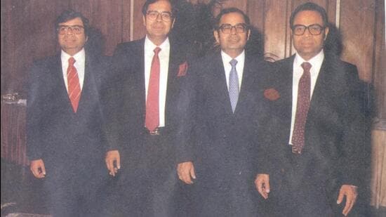 Hinduja brothers. (HT PHOTO)