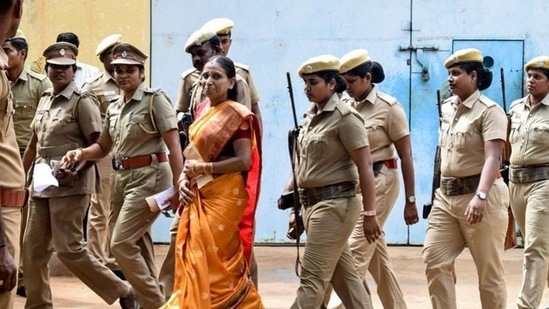 Nalini Sriharan, one of the six convicts to be released in Rajiv Gandhi assassination case. (AFP) Nalini Sriharan, one of the six convicts to be released in Rajiv Gandhi assassination case. (AFP)