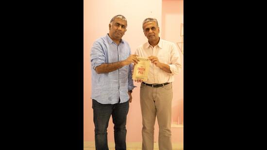 The authors Dinesh S Thakur (R) and Prashant Reddy T (Courtesy Simon & Schuster)