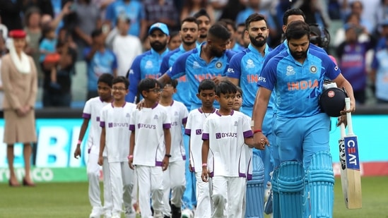 India bowed out of the T20 World Cup after losing to England in the semi-final(AFP)
