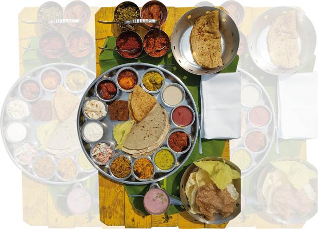 The 21-dish mega Maharashtrian thali The 21-dish mega Maharashtrian thali