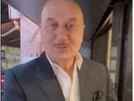 Anupam Kher trying to buy a ticket for his film Uunchai. Anupam Kher trying to buy a ticket for his film Uunchai.
