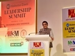 HTLS 2022: Chief Justice DY Chandrachud speaks at the Hindustan Leadership Summit.  (Keshav Singh/ HT Photo) 
