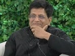 Union minister Piyush Goyal at the HT Leadership Summit Union minister Piyush Goyal at the HT Leadership Summit