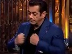 Archana Gautam, Shiv Thakare and Salman Khan in stills from Bigg Boss 16 promo. Archana Gautam, Shiv Thakare and Salman Khan in stills from Bigg Boss 16 promo.