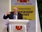 Boris Johnson at HTLS 2022 (Rajkumar Rao / HT Photos) 