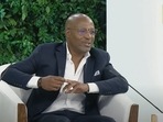 Brian Lara at the Hindustan Times Leadership Summit 2022