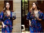 Malaika Arora stuns in a printed maxi dress and no-makeup look. (HT Photo/Varinder Chawla) Malaika Arora stuns in a printed maxi dress and no-makeup look. (HT Photo/Varinder Chawla)