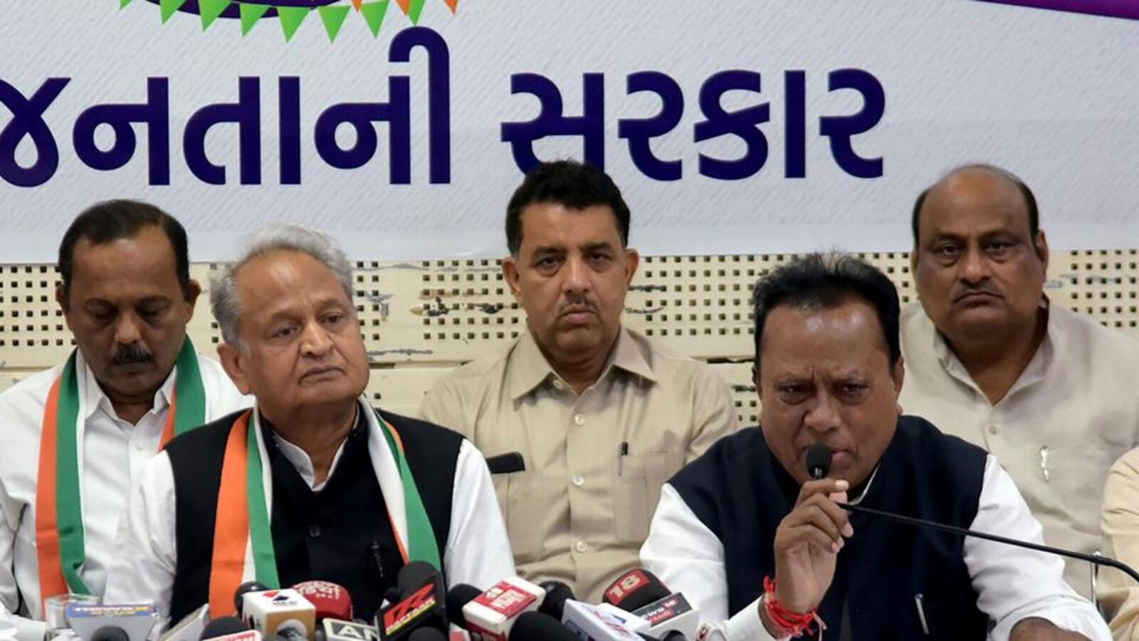 Gujarat elections: Congress promises 1 million jobs, old pension scheme ...