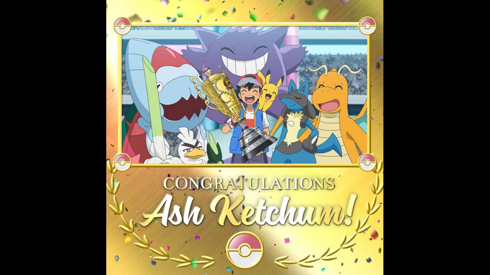Ash Ketchum becomes Pokémon world champion after 25year journey