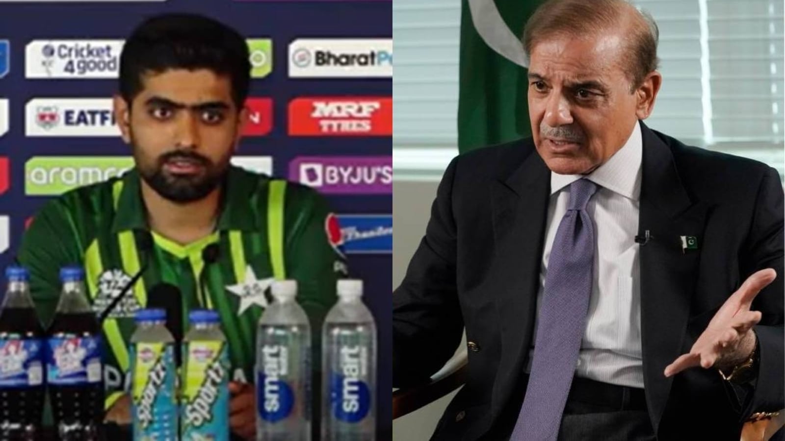 Watch: Babar Azam breaks silence on Pakistan PM Shehbaz Sharif's viral '152/0 vs 170/0' tweet after India's T20 WC loss