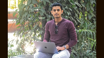 Yash Chavan, founder of SARAL. (Shankar Narayan/HT PHOTO)