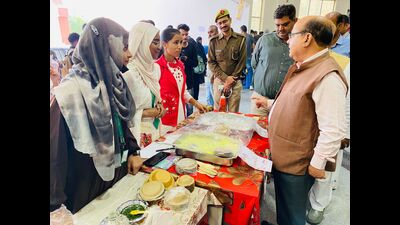 The expo was inaugurated by vice chancellor of KMC Language University Prof NB Singh. (Sourced)