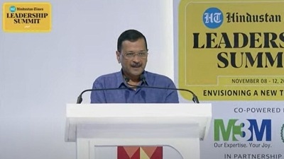 Delhi chief minister Arvind Kejriwal addresses the HT Leadership Summit. Delhi chief minister Arvind Kejriwal addresses the HT Leadership Summit.