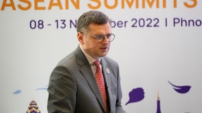 Russia-Ukraine War: Ukraine Foreign Minister Dmytro Kuleba is seen. (AP)