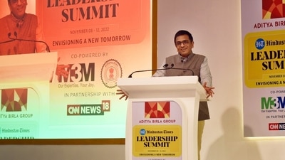 HTLS 2022: Chief Justice DY Chandrachud speaks at the Hindustan Leadership Summit. (Keshav Singh/ HT Photo) HTLS 2022: Chief Justice DY Chandrachud speaks at the Hindustan Leadership Summit. (Keshav Singh/ HT Photo)