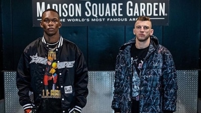 New Zealand MMA fighters Israel Adesanya and Dan Hooker (Instagram/danhangman) New Zealand MMA fighters Israel Adesanya and Dan Hooker (Instagram/danhangman)