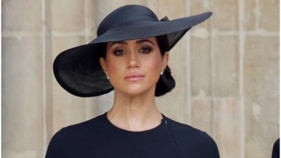 Meghan Markle: Meghan Markle at the funeral of Queen Elizabeth II. Meghan Markle: Meghan Markle at the funeral of Queen Elizabeth II.