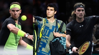 Rafael Nadal; Carlos Alcaraz; Stefanos Tsitsipas Rafael Nadal; Carlos Alcaraz; Stefanos Tsitsipas