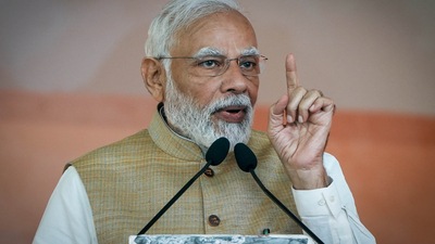 PM Modi wishes 1st-time voters, appeals for record votes in Himachal Election (PTI)