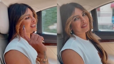 Priyanka Chopra gave her fans glimpses inside her hectic Mumbai visit. (Instagram/@priyankachopra) Priyanka Chopra gave her fans glimpses inside her hectic Mumbai visit. (Instagram/@priyankachopra)