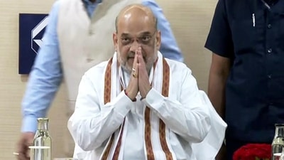 Union home minister Amit Shah will attend the ‘No money for terror’ conference in Delhi on November 18 and 19. (ANI File Photo) Union home minister Amit Shah will attend the ‘No money for terror’ conference in Delhi on November 18 and 19. (ANI File Photo)