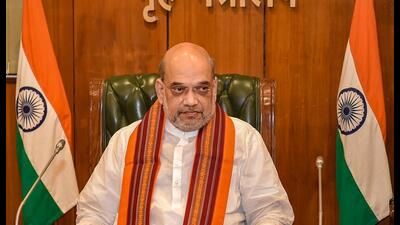 Amit Shah, the MHA ministry said, will participate in the conference and convey India’s determination in its fight against terrorism as well as its support systems for achieving success against it. (PTI) Amit Shah, the MHA ministry said, will participate in the conference and convey India’s determination in its fight against terrorism as well as its support systems for achieving success against it. (PTI)