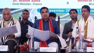 The announcement was made during a review meeting of the northeast states on the construction of national highways held in Guwahati (Twitter /@DrManikSaha2)