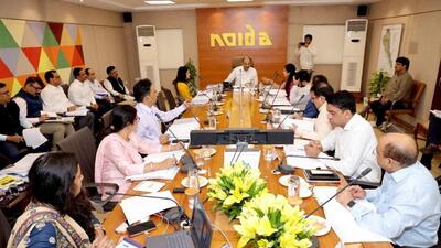 Noida authority board meeting approves safety guidelines for high-rises Noida authority board meeting approves safety guidelines for high-rises