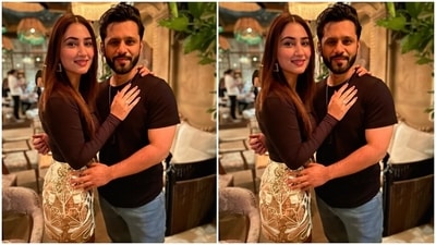 Earlier, Disha and Rahul enjoyed a late-night dinner date with their friends to ring in the Bade Achhe Lagte Hain actor's birthday. The star even posted a picture from the bash and captioned it, "My most favourite picture with my most favourite person." It shows Disha in a fitted black top and embellished mini skirt and Rahul in a black T-shirt and denim jeans.  (Instagram)