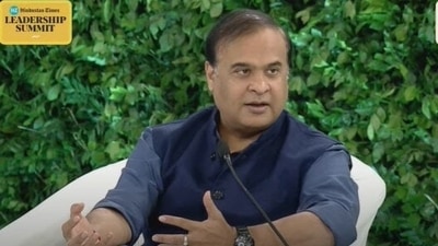 Assam CM Himanta Biswa Sarma speaks at the HT Leadership Summit. Assam CM Himanta Biswa Sarma speaks at the HT Leadership Summit.