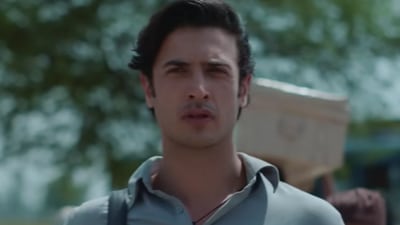 ZZain Khan Durrani as Harfan in a still from Mukhbir: The Story of a Spy trailer. ZZain Khan Durrani as Harfan in a still from Mukhbir: The Story of a Spy trailer.