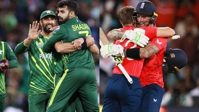 Pakistan face England in the T20 World Cup 2022 final, at the MCG in Melbourne on Sunday. (ANI/AP) Pakistan face England in the T20 World Cup 2022 final, at the MCG in Melbourne on Sunday. (ANI/AP)