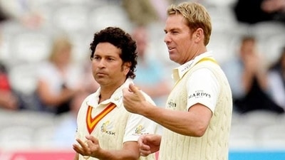 Tendulkar and Warne had a number of memorable battles against each other on the field (REUTERS) Tendulkar and Warne had a number of memorable battles against each other on the field (REUTERS)