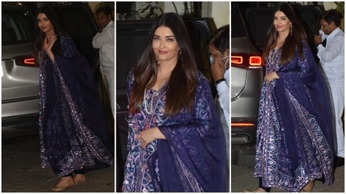 Aishwarya Rai attends Sonali Bendre's wedding anniversary party. (HT Photo/Varinder Chawla) Aishwarya Rai attends Sonali Bendre's wedding anniversary party. (HT Photo/Varinder Chawla)