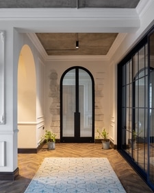 A view of the Vastu lobby. A view of the Vastu lobby.