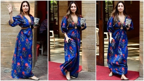 Malaika Arora clicked outside her residence in Mumbai. (HT Photo/Varinder Chawla) Malaika Arora clicked outside her residence in Mumbai. (HT Photo/Varinder Chawla)