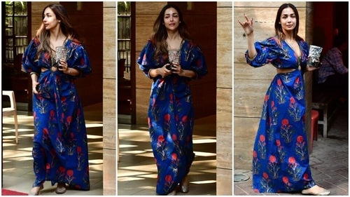 Malaika Arora dons a printed maxi dress for the outing. (HT Photo/Varinder Chawla) Malaika Arora dons a printed maxi dress for the outing. (HT Photo/Varinder Chawla)
