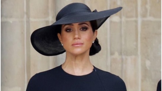 Meghan Markle: Meghan Markle at the funeral of Queen Elizabeth II.