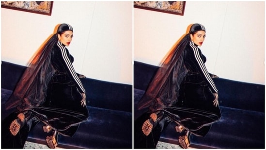 Sobhita played muse to fashion designer houses Gucci and Adidas and picked an absolute queen attire. (Instagram/@sobhitad)
