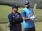 India's Head Coach Rahul Dravid with skipper Rohit Sharma (ANI) India's Head Coach Rahul Dravid with skipper Rohit Sharma (ANI)
