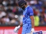 India's Rohit Sharma walks from the field after he was dismissed during the T20 World Cup cricket semifinal between England and India(AP) India's Rohit Sharma walks from the field after he was dismissed during the T20 World Cup cricket semifinal between England and India(AP)