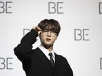 Jin spoke about his birthday next month.(AP) Jin spoke about his birthday next month.(AP)