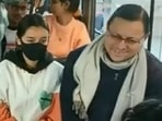Students on the school bus were overjoyed to see the state CM greet them on their happy picnic day!(ANI) Students on the school bus were overjoyed to see the state CM greet them on their happy picnic day!(ANI)
