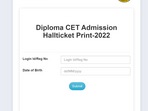 Karnataka DCET 2022 admit card released at cetonline.karnataka.gov.in Karnataka DCET 2022 admit card released at cetonline.karnataka.gov.in