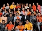 Jackie Shroff hosted a celebrity-filled party at his Mumbai home recently. Jackie Shroff hosted a celebrity-filled party at his Mumbai home recently.