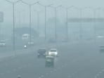 The visuals of the poor air quality shared by news agency ANI on Sunday morning show the thick layer of smog blanketing the national capital.